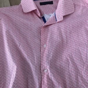 Andrew Fezza slim fit long sleeves shirt Size 16 M